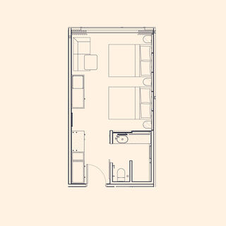 PA Accommodation Floorplans25 Classic Twin