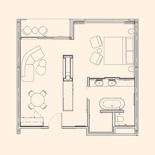 PA Accommodation Floorplans25 Panorama Suite